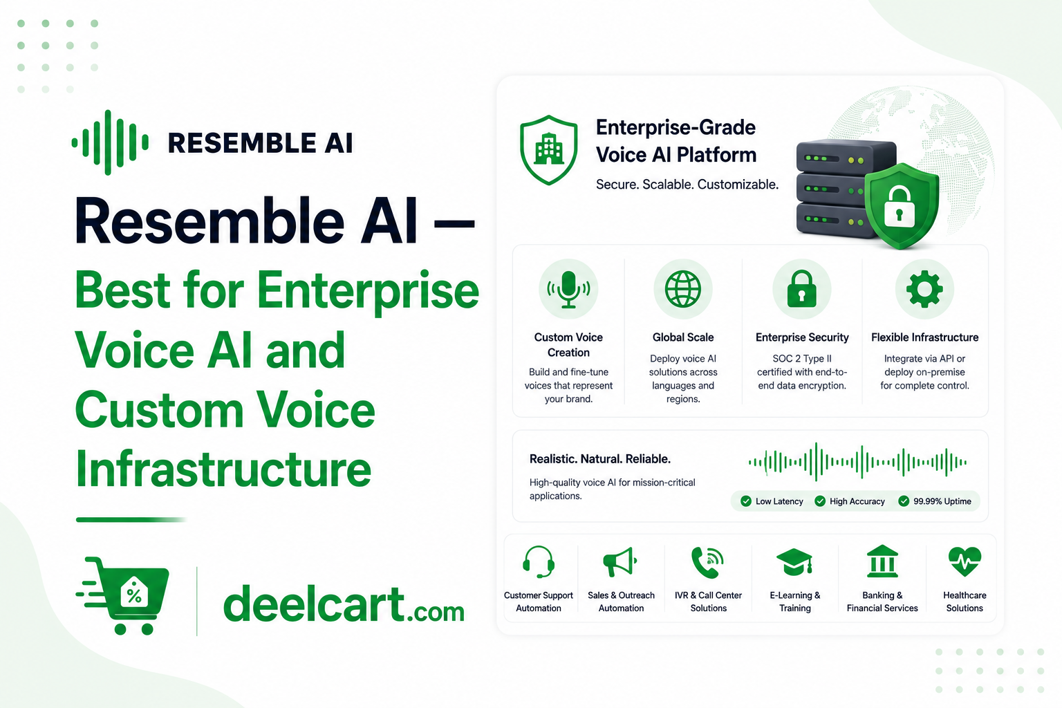 Resemble AI — Best for Enterprise Voice AI and Custom Voice Infrastructure