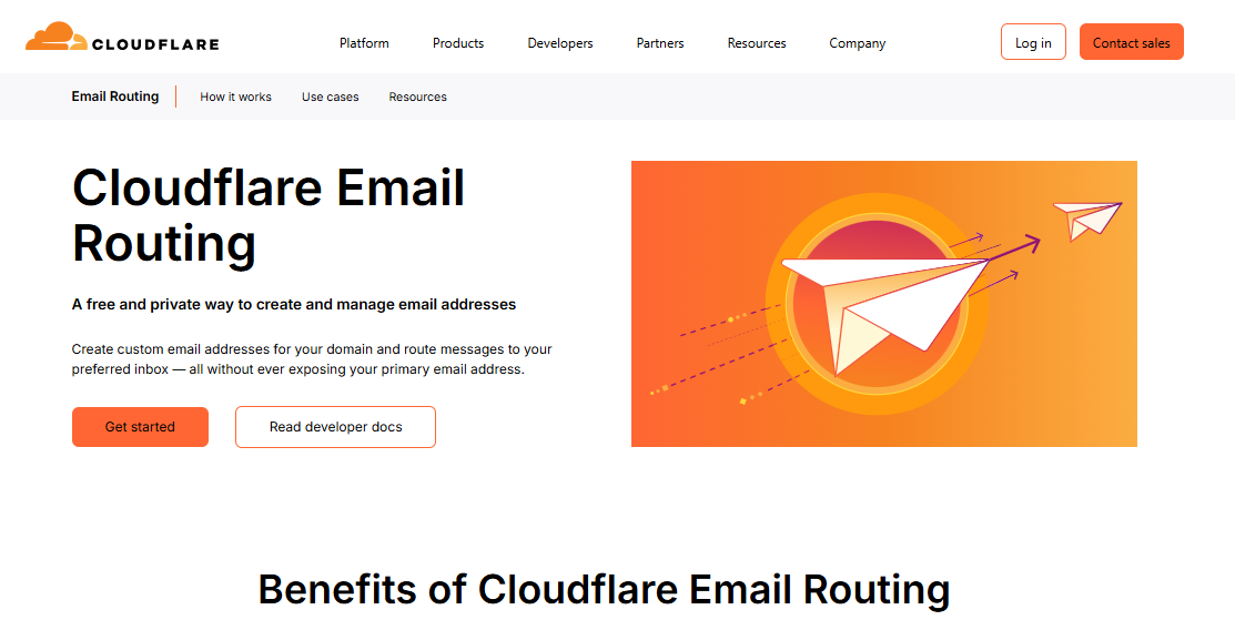 Cloudflare Email Routing 